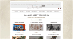 Desktop Screenshot of calamoart.net